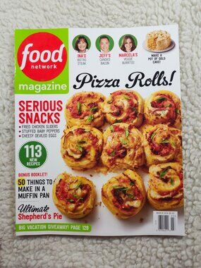 Food Network Magazine March 2016 Pizza Rolls Issue Recipes Cooking Magazine